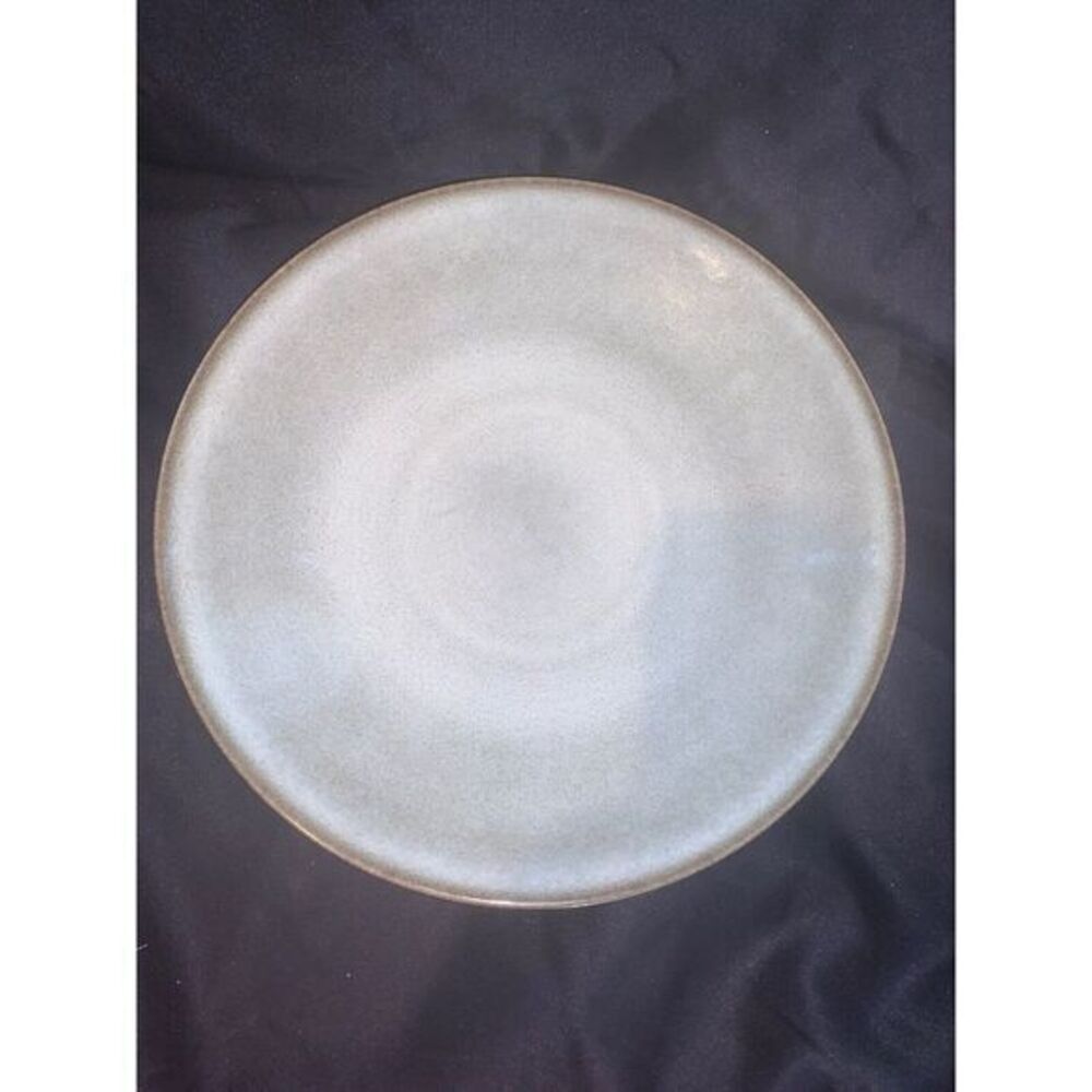 JARS Made In France Nuit Platter Tourron Gris Ecorce Blue Gray 12.75"x1.75"h
